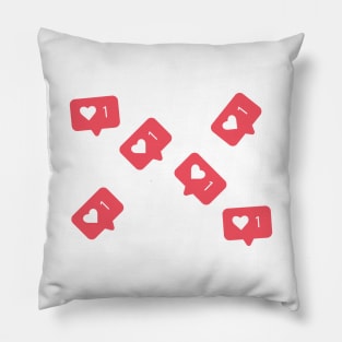 Like Icon (multiple) Pillow