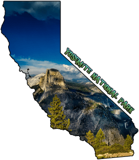 California (Yosemite National Park Half Dome) Magnet