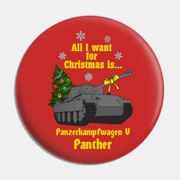 All I want for Christmas is... Pz-V Panther Pin by FAawRay