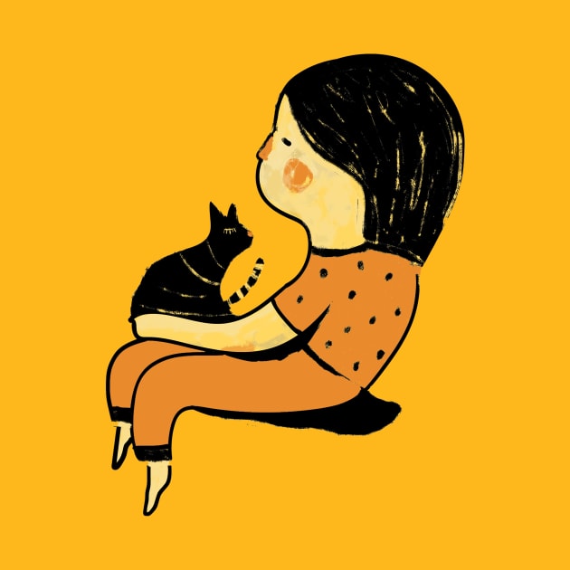 Just Me and my Cat by Hello Earthling