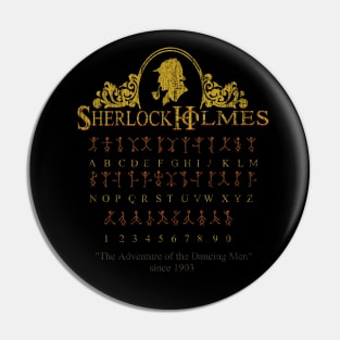 Sherlock Holmes Dancing Men Pin