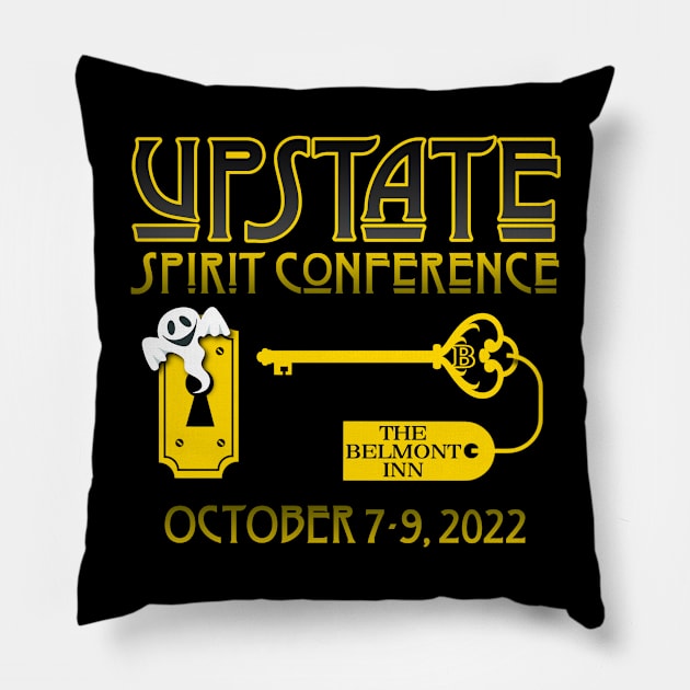 Upstate Spirit Conference Lock and Key Pillow by Dead Is Not The End