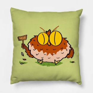 Help Owl Pillow