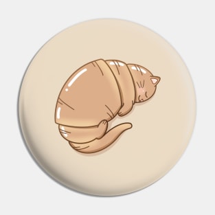 Cat Croissant Pin