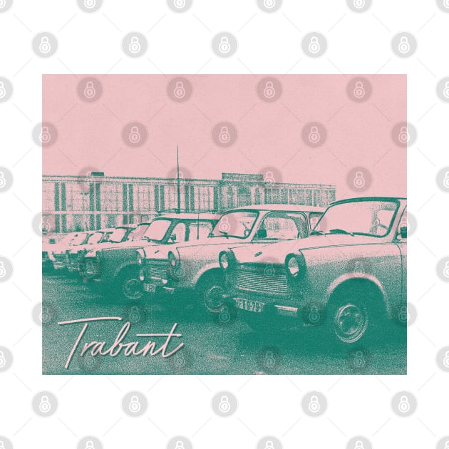 Trabant / Duotone Art Print by unknown_pleasures