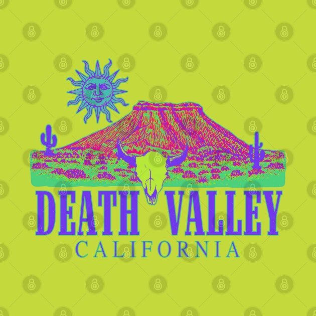 Death Valley California Psychedelic Tie Dye by blueversion