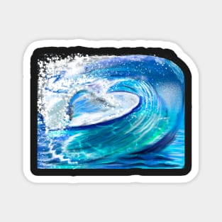 Surf - big wave surfing Magnet