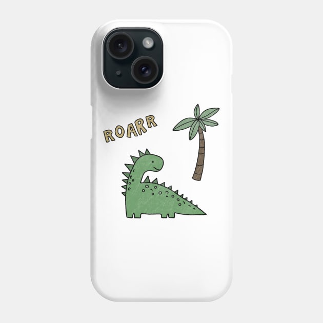 Dinosaur drawing Phone Case by valentinahramov