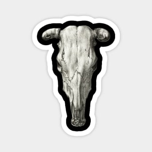 Buffalo Skull Horror Fan Gift Magnet