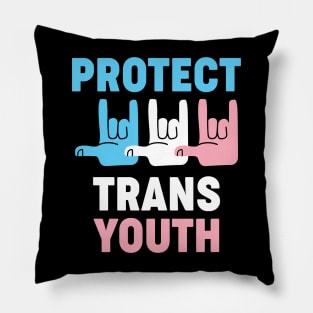 Protect Trans Youth Pillow