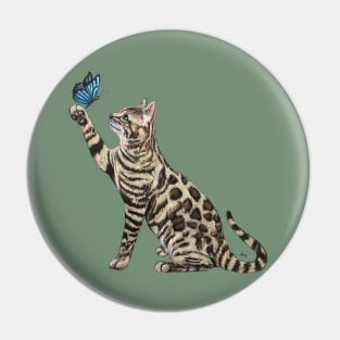 Bengal & Butterfly Pin