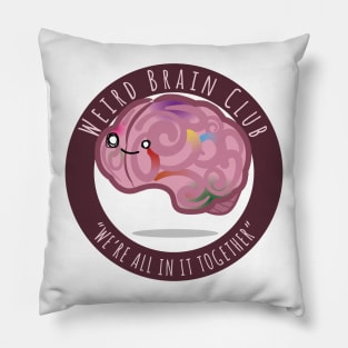 Weird Brain Club Pillow