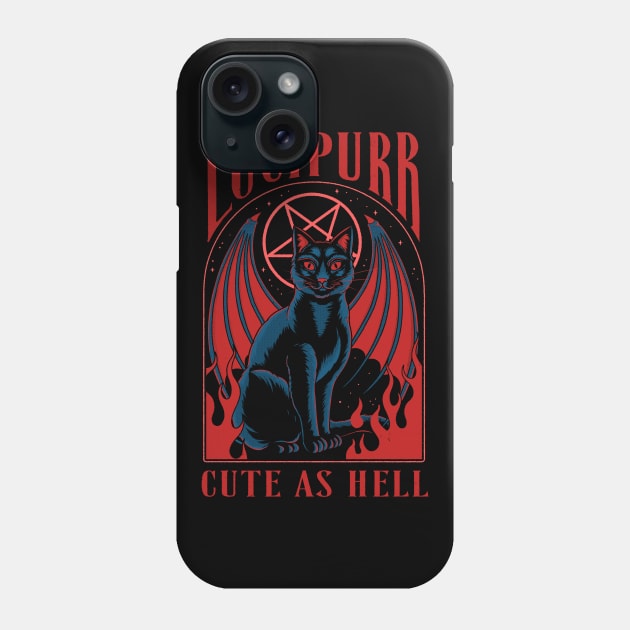 Lucipurr Phone Case by thiagocorrea