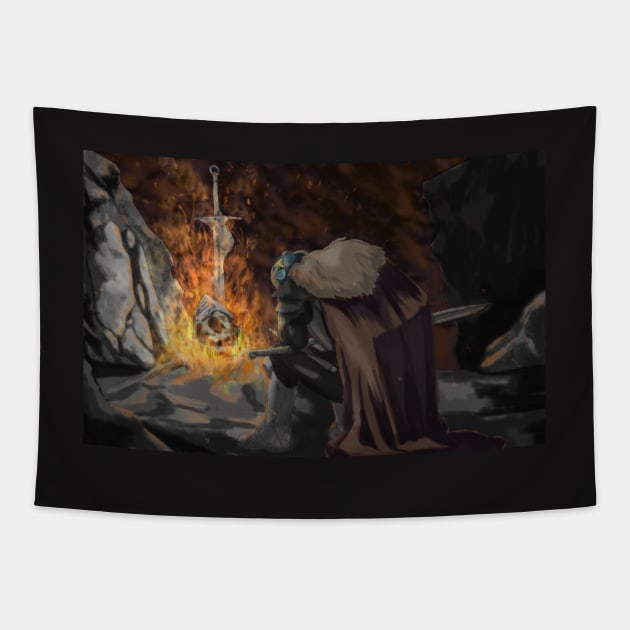 One Last Effigy Tapestry by MeowYin