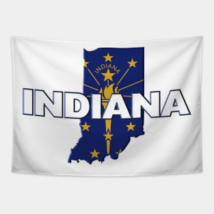 Indiana Colored State Tapestry