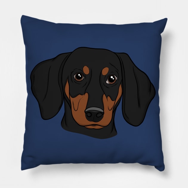 Dachshund Pillow by rmcbuckeye