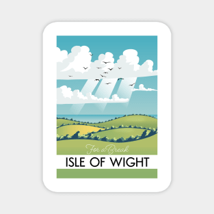 isle of wight travel poster. Magnet