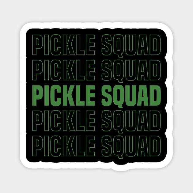 Pickle Squad Magnet by morningmarcel