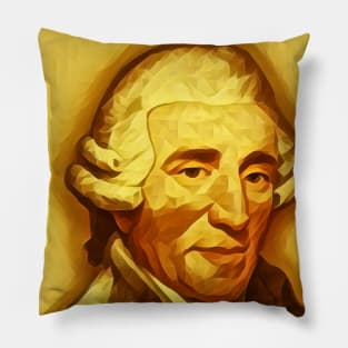 Joseph Haydn Golden Portrait | Joseph Haydn Artwork 9 Pillow