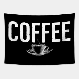 Funny Coffee Cup Tapestry