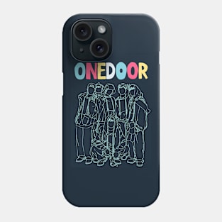 KPOP BOY BAND DOOR STICKER HOODIE Phone Case