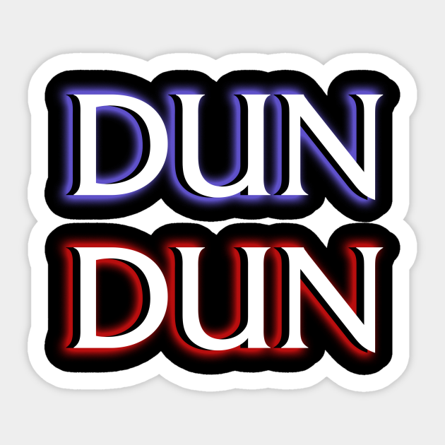 Dun Dun Meme Law Order Parody Law And Order Fans Sticker Teepublic