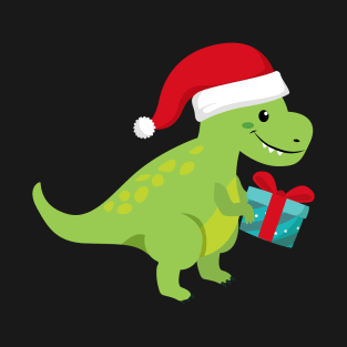 Christmas Dinosaur T-Shirt