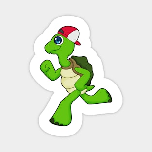 Turtle as Runner with Cap Magnet