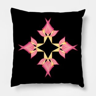 Pink Star Pillow