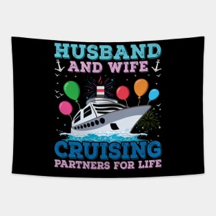 Husband And Wife Cruising Partner For Life Birthday Cruise 2023 Tapestry