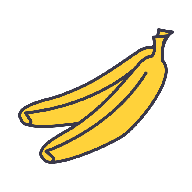 Cute Banana by Jonathan Wightman