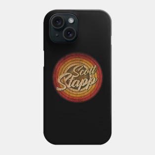 arjunthemaniac, circle retro faded Scott Stapp Phone Case