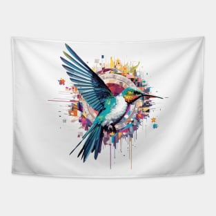 Hummingbird Bird Animal Freedom World Wildlife Wonder Abstract Tapestry