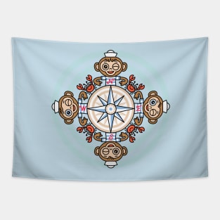 compass-rose Tapestry