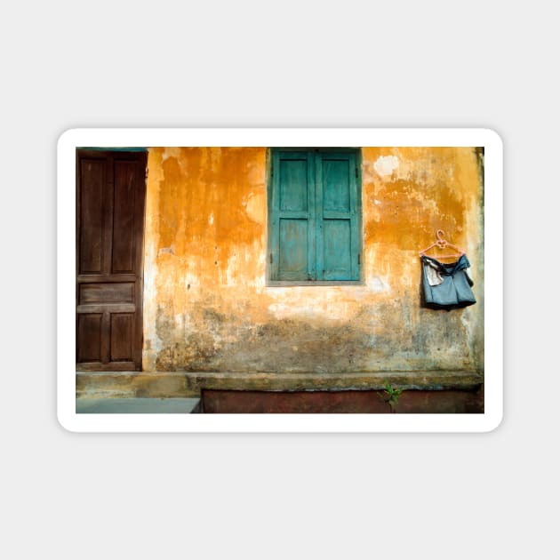 Antique Chinese Wall in Vietnam Magnet by SILVA_CAPITANA