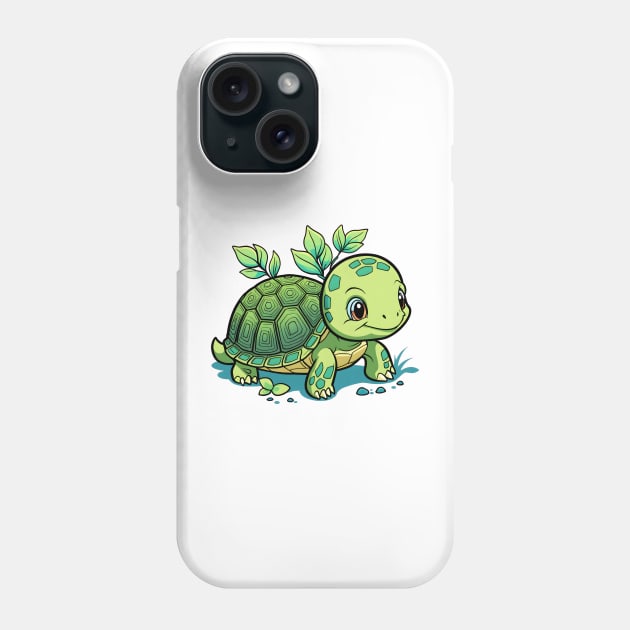 Cute Turtle Phone Case by Jackson Williams