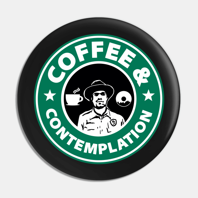 Coffee & Contemplation Pin by Daltoon