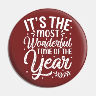 It's The Most Wonderful Time Of The Year Pin