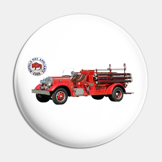 Buffalo Fire Apparatus Pin by Chasing Blue