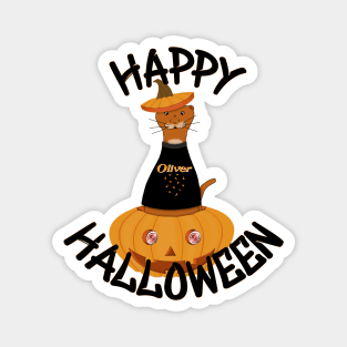 Happy Halloween Oliver! Magnet