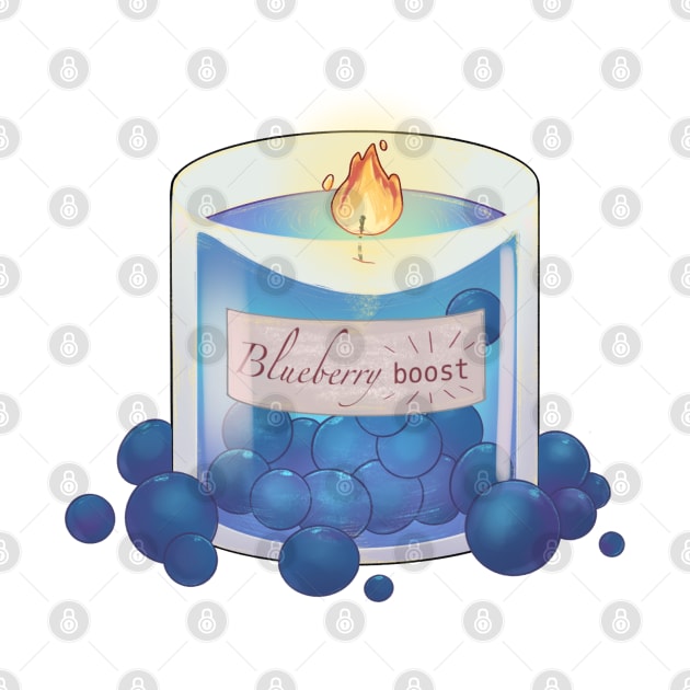 Blueberry vitamin boost candle by Itsacuteart