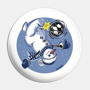 Snowman Bicycle Kick Pin