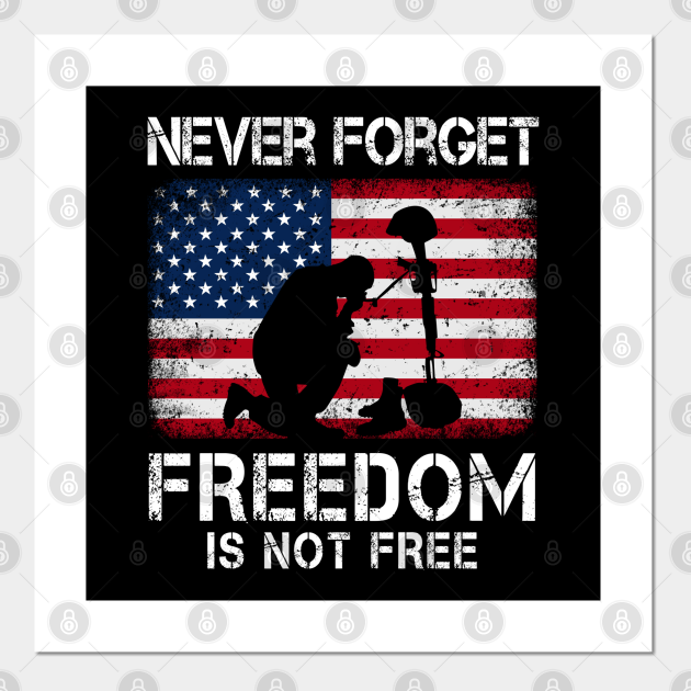 pic Freedom Is Never Free Memorial Day teepublic