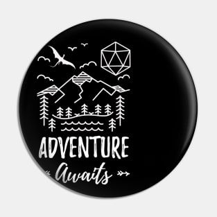 D&D Adventure Awaits Pin