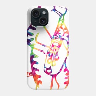 Saxocat - cat playing saxophone Phone Case