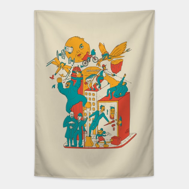 Cinema History Tapestry by Maria_Miguel_Cardeiro