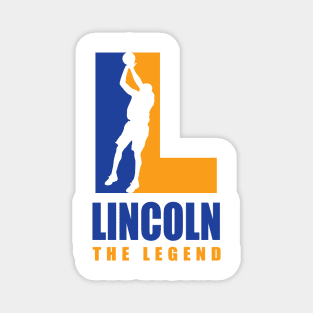 Lincoln Custom Player Basketball Your Name The Legend Magnet