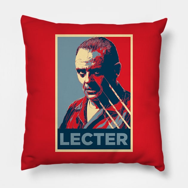 Lecter Hope Pillow by TEEVEETEES