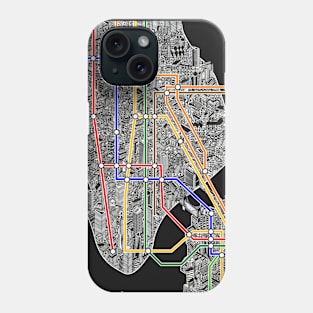 new york subway Phone Case