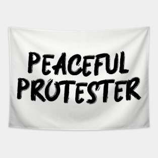 Peaceful Protester Tapestry